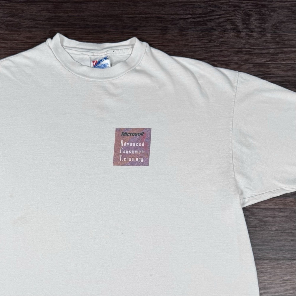 + Vintage Microsoft Windows Advanced Consumer Technology Shirt - XL - Read